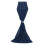 Beautiful Chiffon Table Runner Table Cover for Home-Navy blue 1