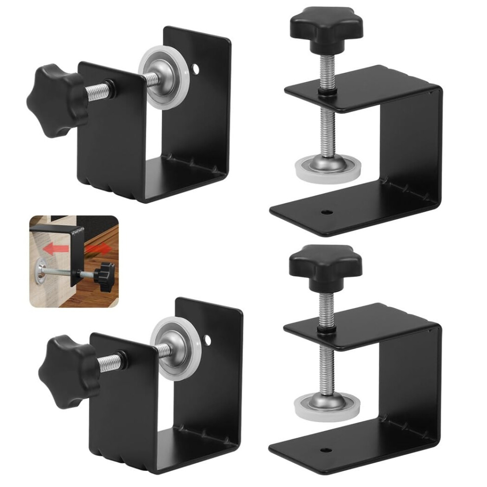 C Clamps 4Piece Heavyduty Cabinetinstallation Clamps, Adjustable Drawer Panel Clips For Woodworking And Metalworking 9105992767786
