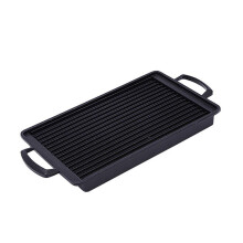 Draagbare BBQ-grillpannen Anti-aanbakgrillplaat Aluminium-L1