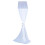 Beautiful Chiffon Table Runner Table Cover for Home Event-White 1