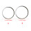 6 stuks gemakkelijk schoon te maken-Diameter 6,7 cm 4