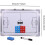 Football Board Soccer Coaching Training Board, Auxiliary Training Tool, Smooth Surface, Erasable, Includes Marker Pen 3