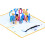 Academic Achievement 3D Greeting Card with-Black must pass ever 1