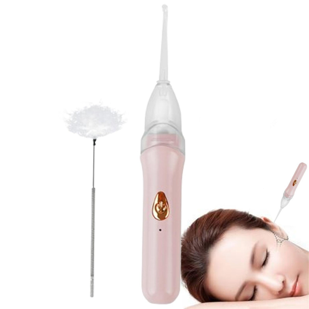 Pink Electric Ear Cleaner For Kids And Adults Painless Ear Cleaning Tool Earwax Removal Tool Professional Comfortable Earwax Remover