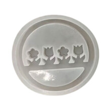 Flower Bird Wreath Resins Molds for Making Gypsum-2 flowers