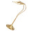 Tischnummernhalter, 20,3 cm, golden, modisch, 9