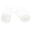 6 Stück Billardtaschen, weißes Nylon, 7,2 cm 10