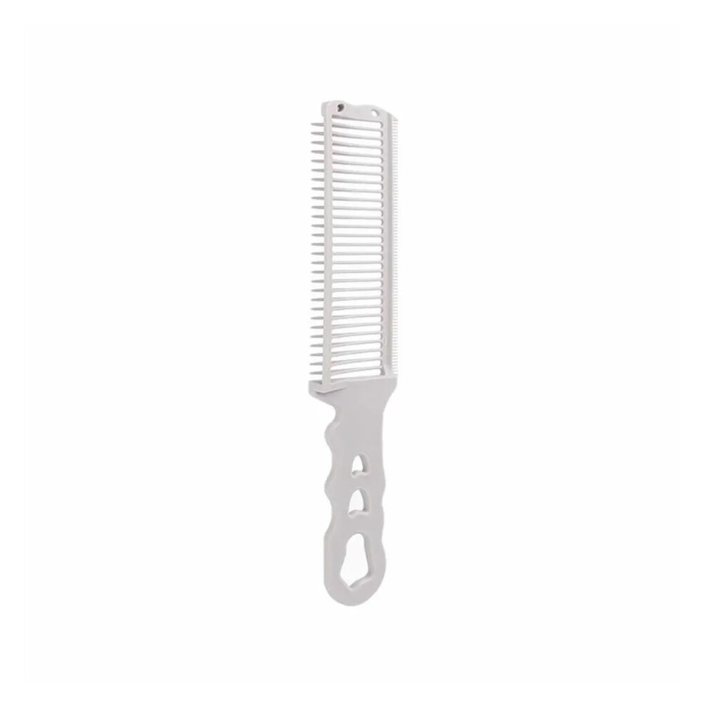 Barber Flat  Hair Cut Combs Arc Design Curved Positioning Clipper Combs Grau For Men Professional Salon Tool