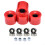 Professional Skating Setup Complete FourWheel Inline Skate Wheel Set With ABEC9 Bearings Red 1
