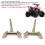 2Pcs Kart Front Steering Strut Knuckle Spindel für 15