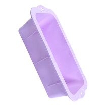 Ensemble de 2 moules à gâteau rectangulaires en-Violet clair