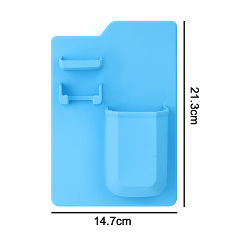 Multifunctional Storage For Wall Mounted, Easy Installation Using Silicone Suction Technology Sturdy And Practical For Long Term Use 1
