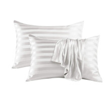 2Pack Pillowcases Color Striped Polyester Pillow-Q size 2