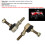2Pcs Lenkstange Ball M10 Gewinde für ATV 14