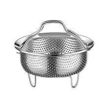 Stainsless Steel Steamers Basket with Handle Food-small