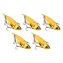 Spoon Lures 5 Pcs Metal Jigs Set, Artificial Baits, Spoon Spinner Balancers For Trolling Wobblers Swimbait