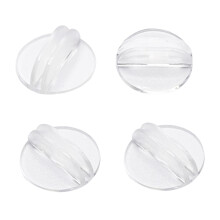Lot de 50 supports en plastique transparent, porte-cartes