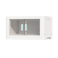 Efficient Closet Storage Solution Stackable-double door blue