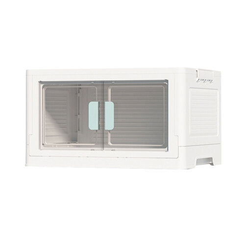 Efficient Closet Storage Solution Stackable-double door blue