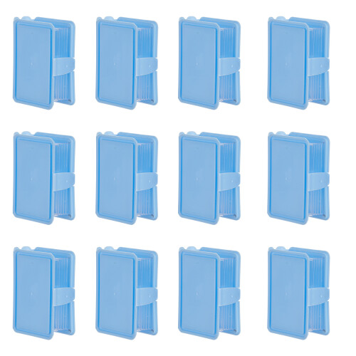 Set of 12 Creative open Wedding Candy Container-light blue