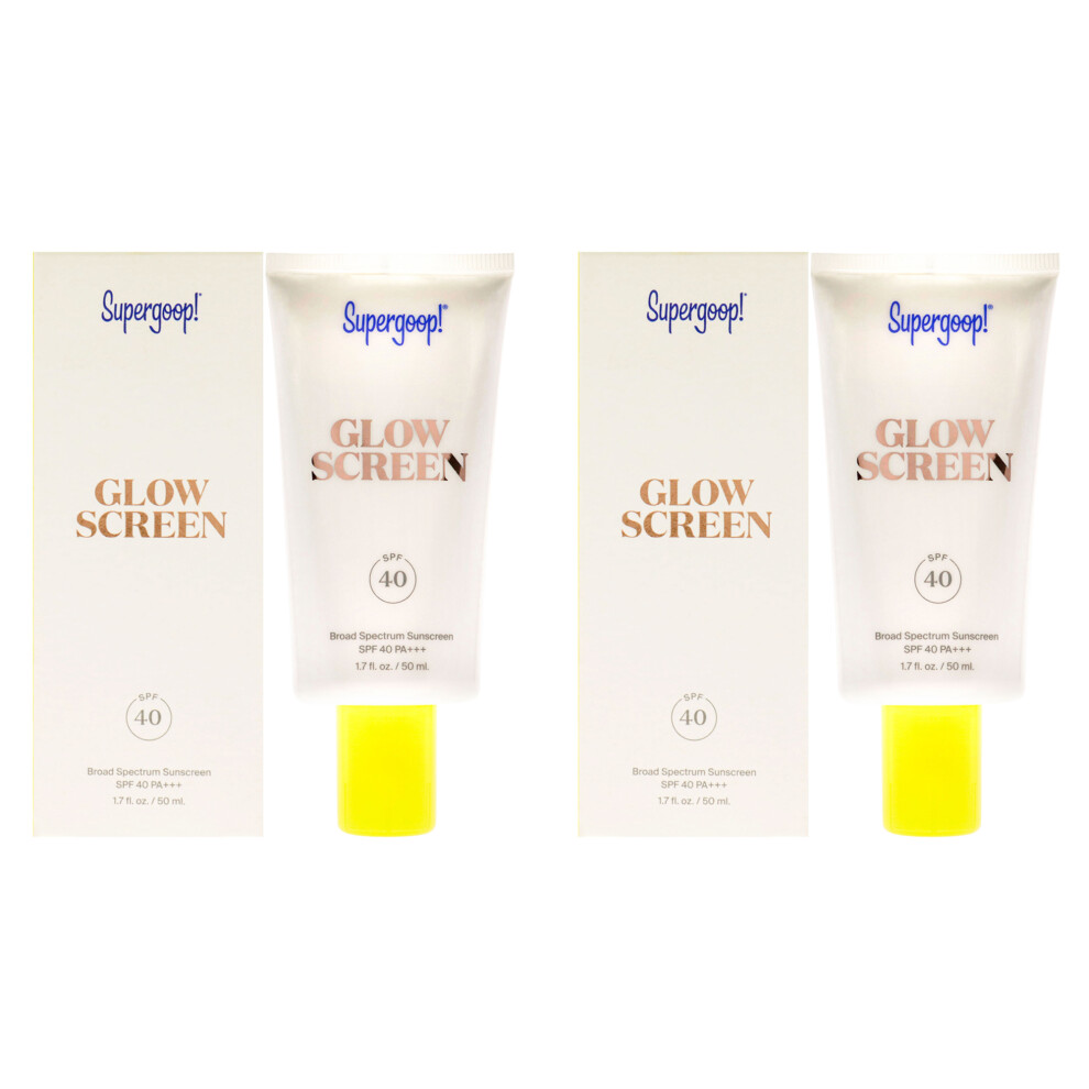 Supergoop Glowscreen Spf 40 Body Lotion 1.7 Oz (2 Pack)