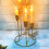 Unique Candlestick  5 Branch Iron Candle Holder for-Black 7