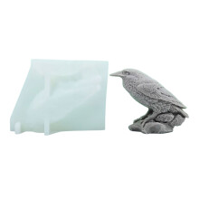 Halloween Silicone Mould 3D Crow Castings Mould Candle-D426