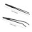 Pincettes aquatiques en acier inoxydable durable, 2 3