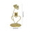 Candle Holder Candle Stick Iron Candlestick for-Black Type C 7