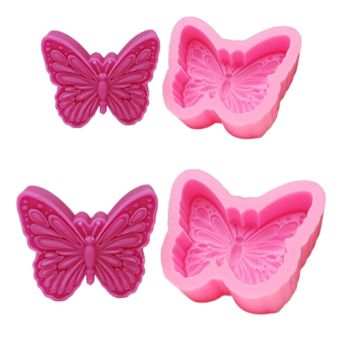 Moules à bougies papillon en Silicone, moules de cuisson,-petit 1