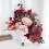 Bouquets de mariage avec des fleurs artificielles en perles, 6