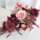 Bouquets de mariage avec des fleurs artificielles en perles, 4