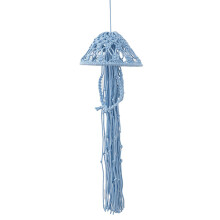 Delightful Jellyfish Ceiling Decor-Blue String lights not in
