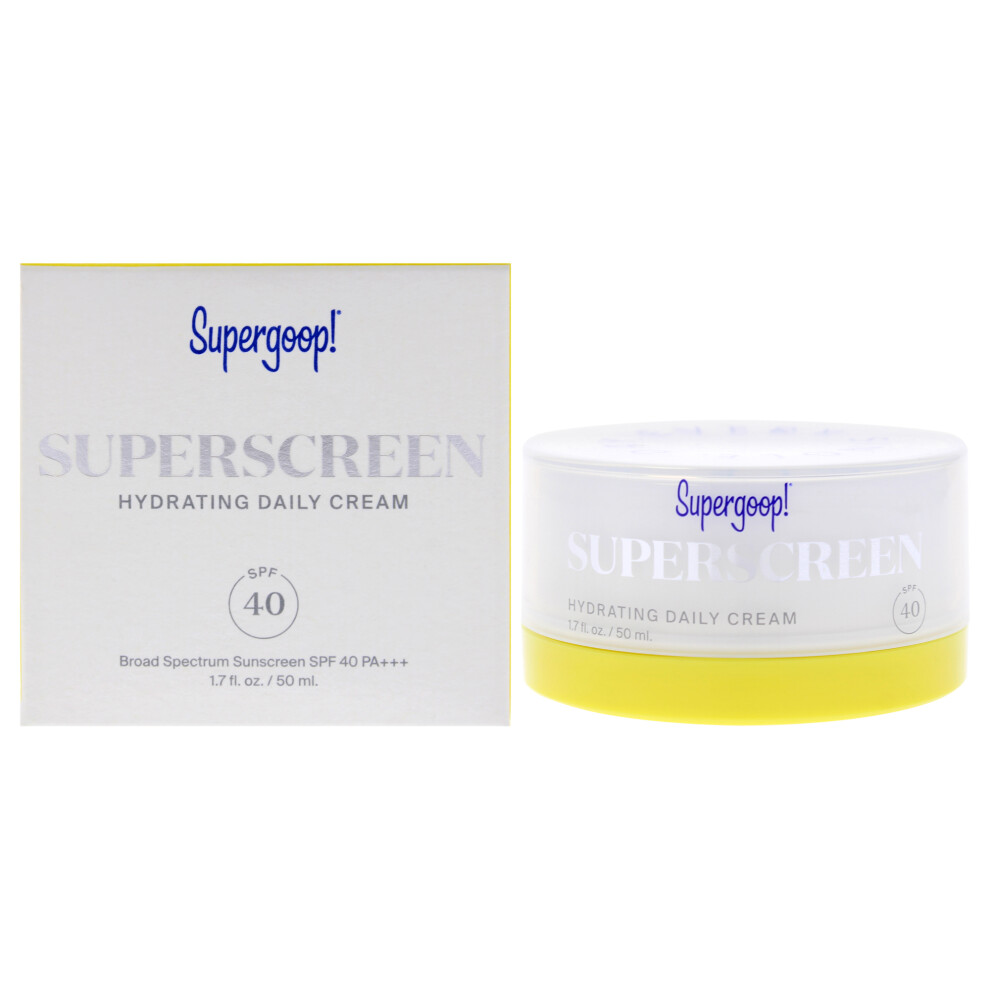 Photos - Sun Skin Care Supergoop Superscreen Hydrating Daily Cream SPF 40