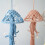 Delightful Jellyfish Ceiling Decor-Blue String lights not in 7