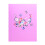 Cartes d'anniversaire de vacances à thème floral 3D, pour 7