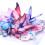Cartes d'anniversaire de vacances à thème floral 3D, pour 5