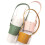 Handheld Cup Sleeve Leather Cup Holder Drink Carriers-green 7