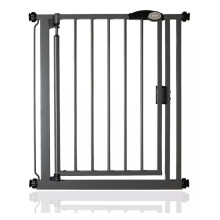 (Gris grafito, 68.5cm - 75cm) Bettacare Puerta Para Mascotas con Cierre Automático