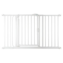 (Blanco, 132.6cm - 139.6cm) Safetots Puerta de Seguridad Autoajustable con Cierre Automático
