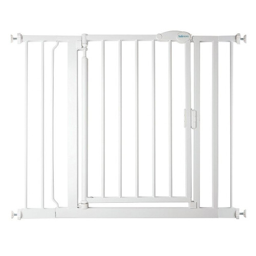 Safetots (Blanco, 96.6cm - 103.6cm) Safetots Puerta de Seguridad Autoajustable con Cierre Automático
