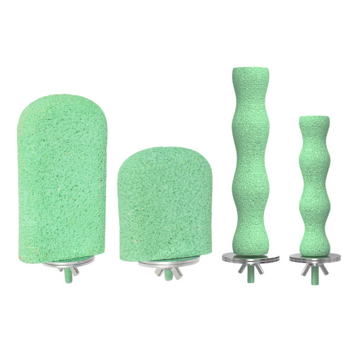 4 Pack Bird Grinding Natural Bird Perch Stand Parrots-Green