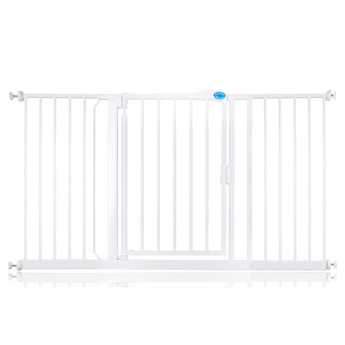 (Blanco, 147cm - 154cm) Bettacare Puerta de Seguridad con Cierre Automático