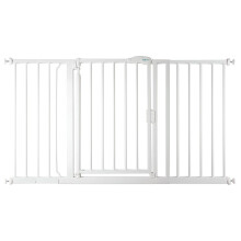 (Blanco, 139.8cm - 146.8cm) Safetots Puerta de Seguridad Autoajustable con Cierre Automático