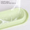 3pcs Multiple Cats Dining Plate Long Shape Pet Feeding-Green 7