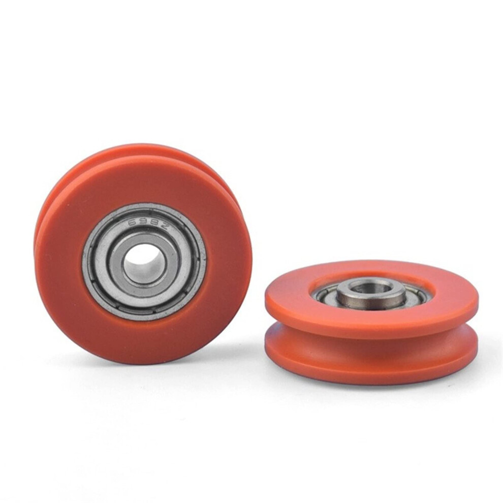 U Groove Wheel Over Line Guide Wheel, Nonstandard 626Zz, Wrapped Plastic Nylon Furniture Pulley, 6X32x9.5mm 9323874393698
