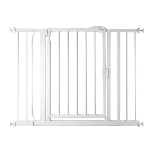 Safetots (Blanco, 103.8cm - 110.8cm) Safetots Puerta de Seguridad Autoajustable con Cierre Automático