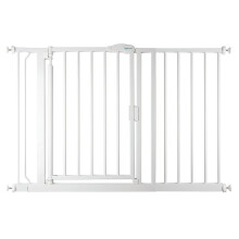 (Blanco, 118.2cm - 125.2cm) Safetots Puerta de Seguridad Autoajustable con Cierre Automático