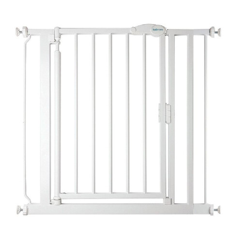 Safetots (Blanco, 82.2cm - 89.2cm) Safetots Puerta de Seguridad Autoajustable con Cierre Automático