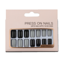 Faux ongles à coller pour femmes, parfaits pour toutes les occasions. Brillants, ronds, résistants aux ébréchures, courts et carrés, pour une
